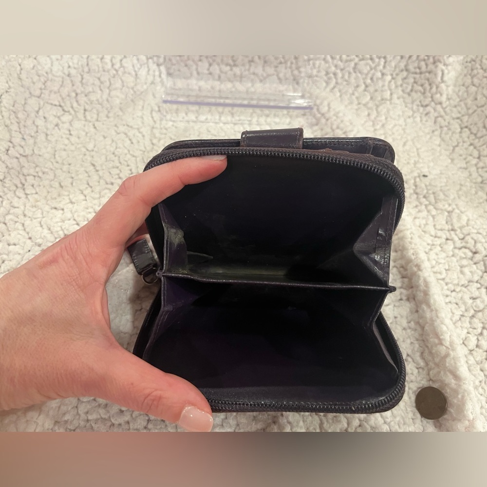 Prada Purple Leather Bifold Wallet - Picture 7 of 14